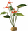 Bimë artificiale terrariumi Exo Terra Anthurium Bush, dekorative, jeshile e kuqe
