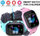 Smartwatch për fëmijë Denmen Kids, GPS, slot SIM, blu