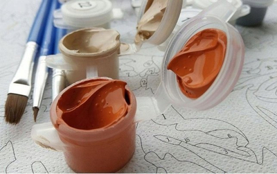 Set pikturimi me numra Creative Planet, 50x40 cm, me kornizë, shumëngjyrësh