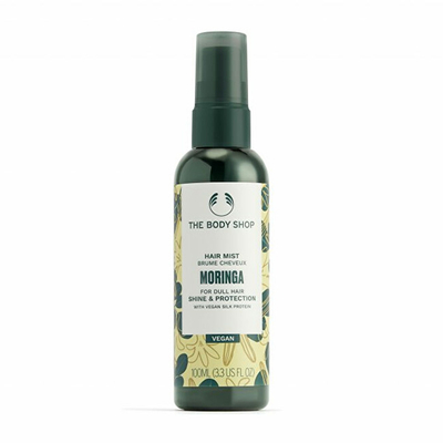Sprej për shkëlqim të flokëve The Body Shop Moringa, 100 ml