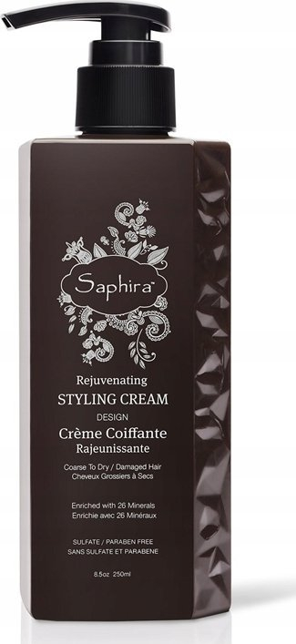 Krem stilues flokësh Saphira Rejuvenating, 250 ml, për gra dhe burra