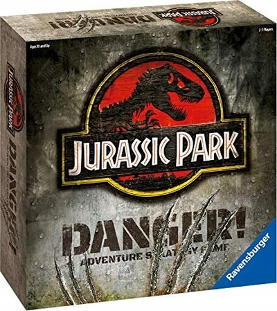 Lojë tavoline Ravensburger Jurassic Park Danger, strategjike aventureske, 2–5 lojtarë, 10+