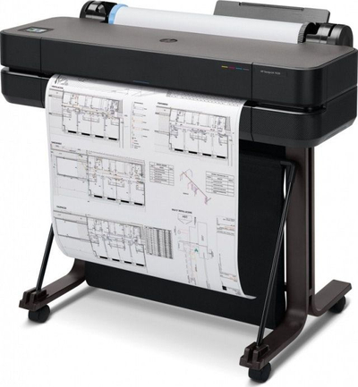 Printer i madh HP DesignJet T630, inkjet, me ngjyra, i zi