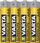 Bateri AAA Varta Heavy Duty R03, zink karbon, paketim 4 copë