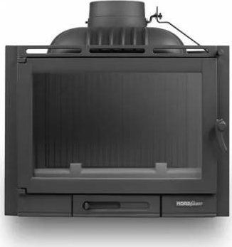 Kaminë insert Nordflam LB800, 15kW, për ngrohje deri 150m², e zezë