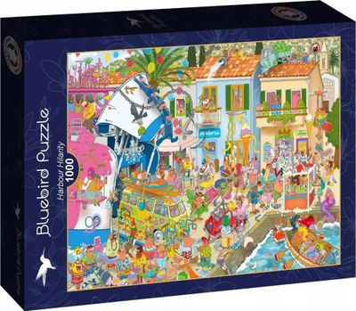 Puzzle Bluebird Harbour Hilarity, 1000 copa, shumëngjyrësh