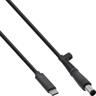 Kabllo karikues USB Type C InLine për HP laptop, 65W, 2m, i zi