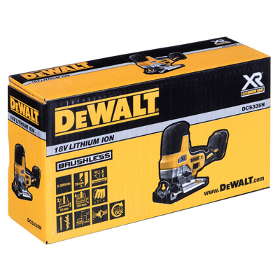Sharrë pendulare Dewalt DCS335N, 18V, pa bateri, e verdhë