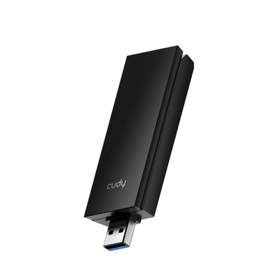 Adapter Wi‑Fi Cudy WU6500 BE6500, Tri‑Band Wi‑Fi 7, USB 3.0, i zi