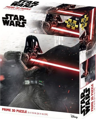Puzzle 3D Star Wars Darth Vader, 500 copa, lentikular, shumëngjyrësh