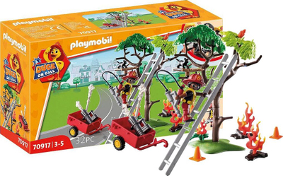Set lodër Playmobil DUCK on CALL Fire Rescue, 32 pjesë, 3-5 vjeç, shumëngjyrësh