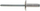 Nit blind alumini Novus 045-0024, Ø 4 mm, 8 mm, set 30 copë