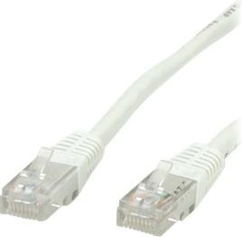 Kabllo rrjeti Value 21.99.0956, RJ45 CAT 6, 1.5m, e bardhë