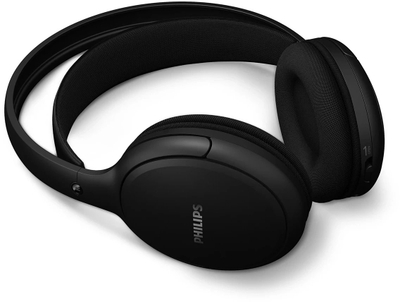Kufje wireless Philips SHC5200M2, mbi vesh, të zeza