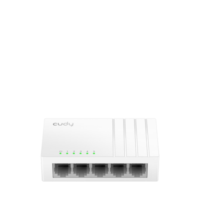 Switch rrjeti Cudy GS105U, 5 porta Gigabit, USB C, i bardhë