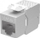 Modul Keystone Goobay cat.6a STP, pa vegla, gri