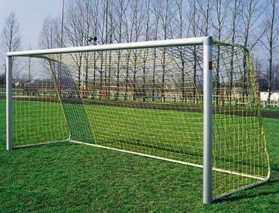 Rrjetë porte futbolli Yakima 100264, 7.32 x 2.44 m, 4 mm, e bardhë