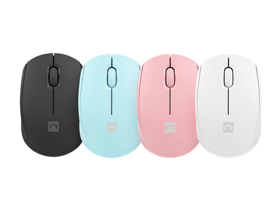 Безжичен глушец Natec Stork NMY 2188, 1600 DPI, USB, бел