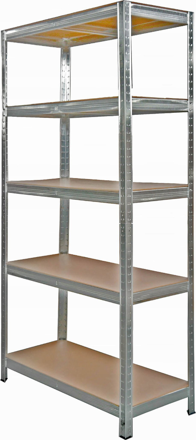 Rafte metalike për magazinim Home, 5 rafte, mban 875 kg, gri