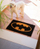 Тепих пред влез DC Comics Batman Logo, влакна од кокос, ПВЦ подлога против лизгање, кафеав