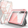 Kuti mbrojtëse tableti I-Blason Cosmo, për iPad Mini 6 8.3", me stand, mermer rozë