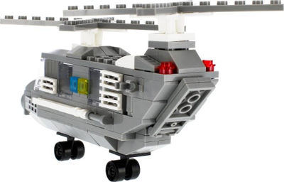 Set blloqesh për me bo lodra Alleblox Military, 179 copë, helikopter ushtarak, shumëngjyrësh