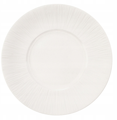 Pjatë e sheshtë Verlo SENSE, 28.5 cm, porcelan, e bardhë