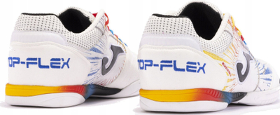 Atlete futsalli Joma Top Flex 2476 për sallë, të bardha me të kuqe