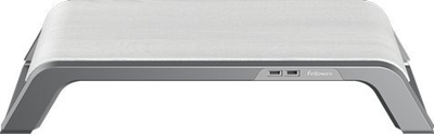 Mbajtëse monitori Fellowes Hana 8064201, me porta USB, e bardhë