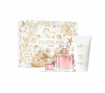 Set Guerlain Mon Guerlain, Eau de Parfum 50 ml + losion trupi 75 ml + Eau de Parfum 5 ml