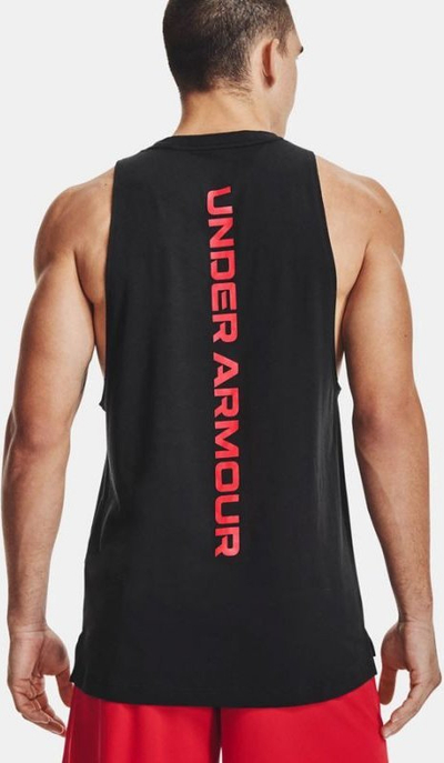 Maicë pa mëngë Under Armour Baseline për burra, sportive për palestër, Royal White, M
