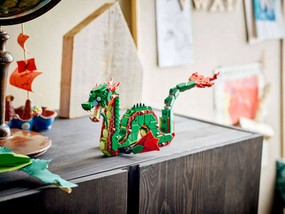Lodër ndërtuese LEGO Creator 3in1 Medieval Dragon 31161, për fëmijë, shumëngjyrëshe