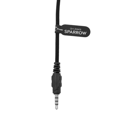 Kufje Gaming White Shark GH-2443 Sparrow, të zeza