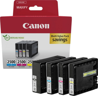 Kartutxh bojë Canon PGI-2500, set 4 copë, origjinal, multicolor