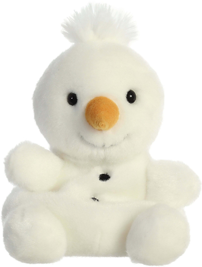 Lodër pelushi Palm Pals Froyo Snowman, dordolec bore, madhësi e vogël, i bardhë