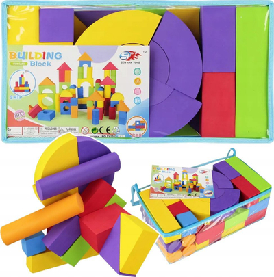 Lodra me blloqe Mega Creative SY1082, 45 copa shkumë, me shumë ngjyra