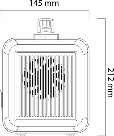 Stacion energjie portabël Ezviz PS300, 300W, me ekran LCD, ngjyrë e zezë