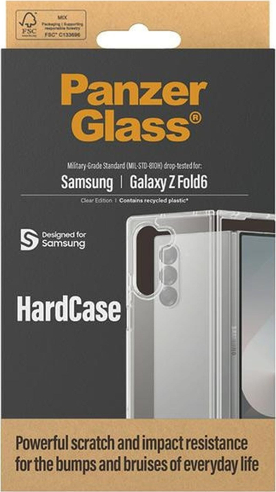 Kapak telefoni SAFE by PanzerGlass Hardcase për Samsung Galaxy Z Fold 6, transparent, kundër goditjeve