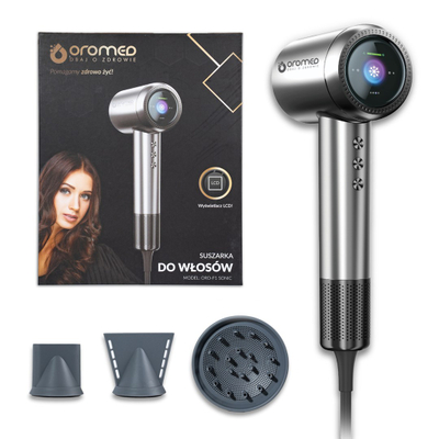 Thanëse flokësh ORO-F1 Sonic S, 1600W, ekran LCD, gri