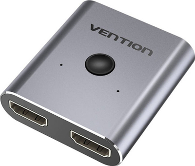 Adapter HDMI Vention AV Bidirectional, 2 porta HDMI, 4K 60Hz, gri