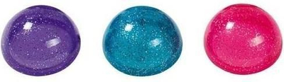 Сет играчки Глитер Џампер, 60 скокачки топчиња, 45 mm, многуобоен