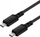 Kabllo karikimi Maclean MCE493, 2 x USB C, 15W QC 3.0, 1m, e zezë