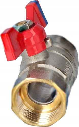 Valvul sferike Ferro F-COMFORT DN25, 1", dorezë fluture, bronz