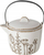 Kanoçe porcelani Boltze Bloma, 1200 ml, me dorezë hekuri, krem