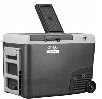Frigorifer portativ Chefone IceBox M40, 40L, 12V 230V, gri