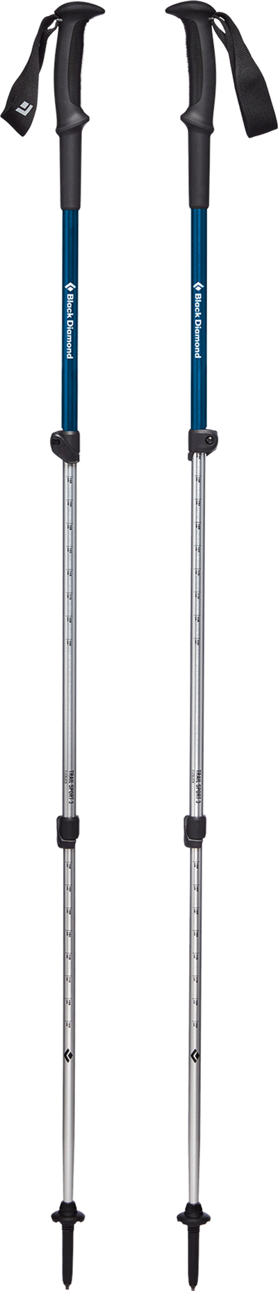 Shkopa për hiking Black Diamond TRAIL SPORT 3 KINGFISHER, 100-140cm, alumin