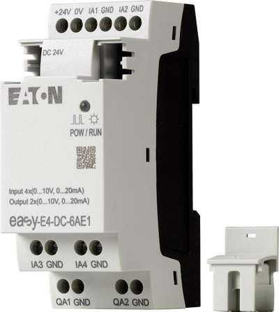 Kontroller PLC Eaton EASY E4 197223, me punim me rrymë DC, 1 copë