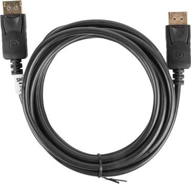 Kabllo Lanberg DisplayPort - DisplayPort 3m, (CA-DPDP-10CC-0030-BK), e zezë