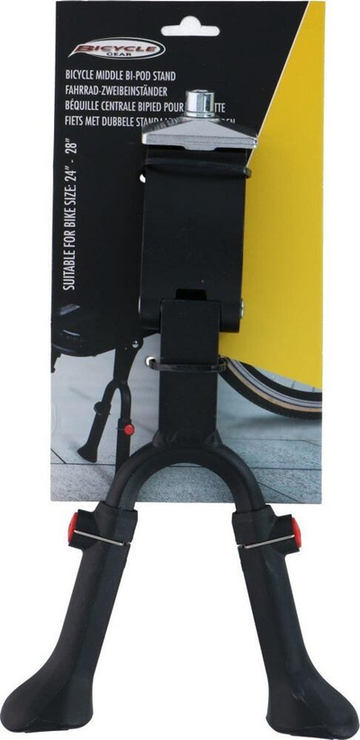 Qëndrues biçiklete Gear qendror, alumin, deri 30 kg, 24\"-28\", i zi