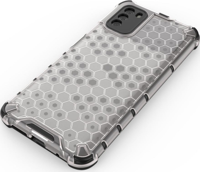 Kuti mbrojtëse Hurtel Honeycomb për Xiaomi Poco M3 Redmi 9T, xhel TPU, transparente